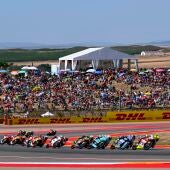 Gradas repletas para disfrutar del Gran Premio de Aragón 