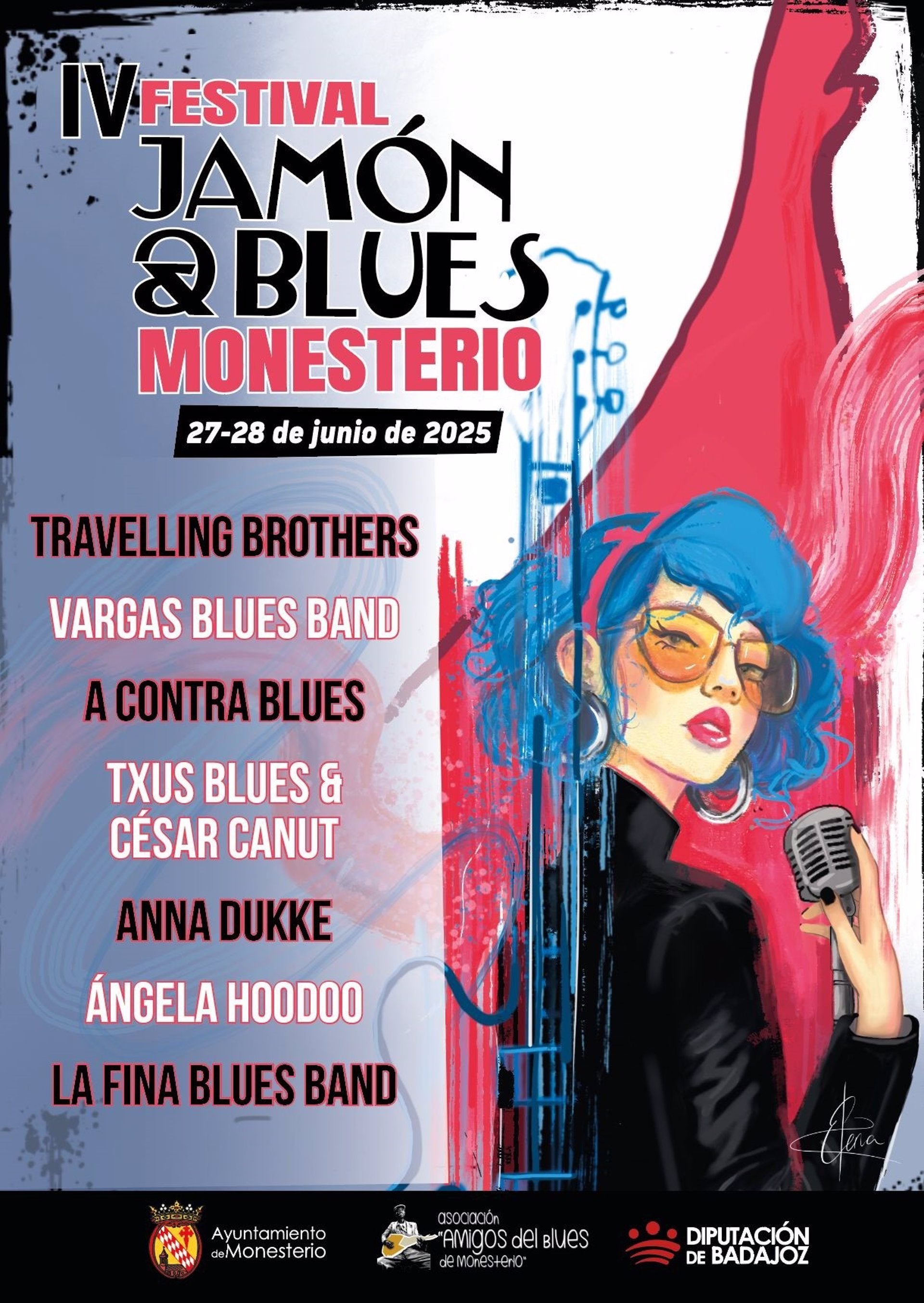 Ocho bandas actuarán los días 27 y 28 de junio dentro del IV Festival Jamón & Blues de Monesterio Ocho bandas actuarán los días 27 y 28 de junio dentro del IV Festival Jamón & Blues de Monesterio