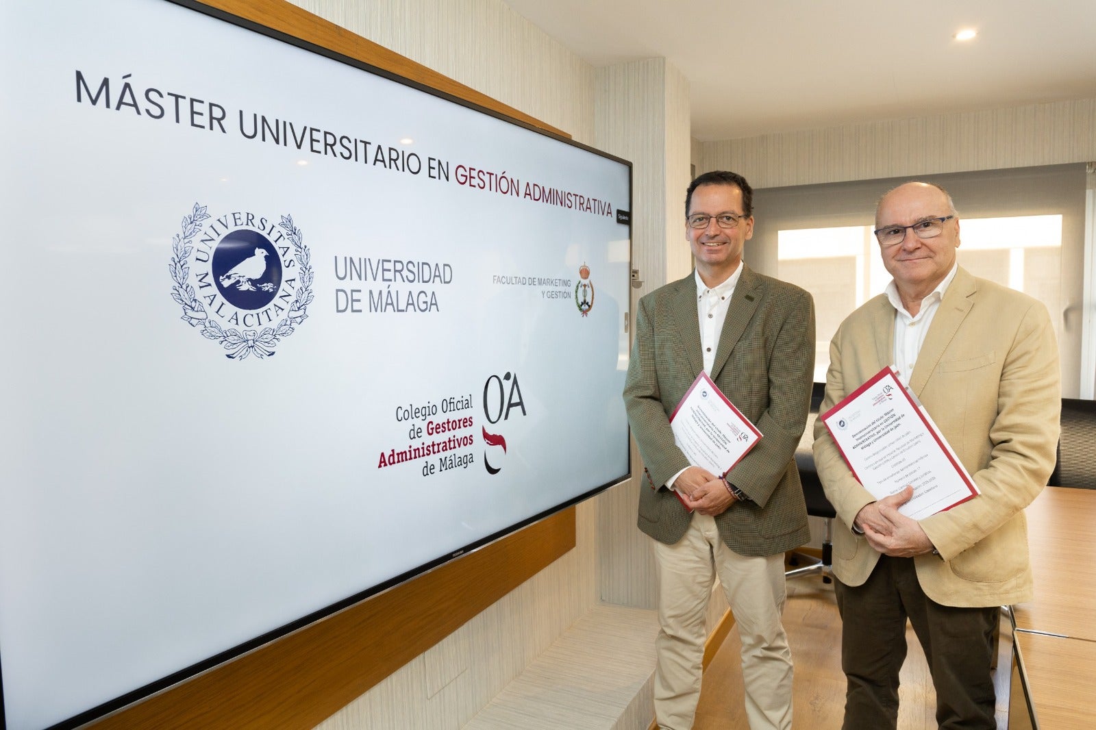 La UMA ofrecerá desde 2025 el máster que habilita para ejercer como gestor administrativo La UMA ofrecerá desde 2025 el máster que habilita para ejercer como gestor administrativo