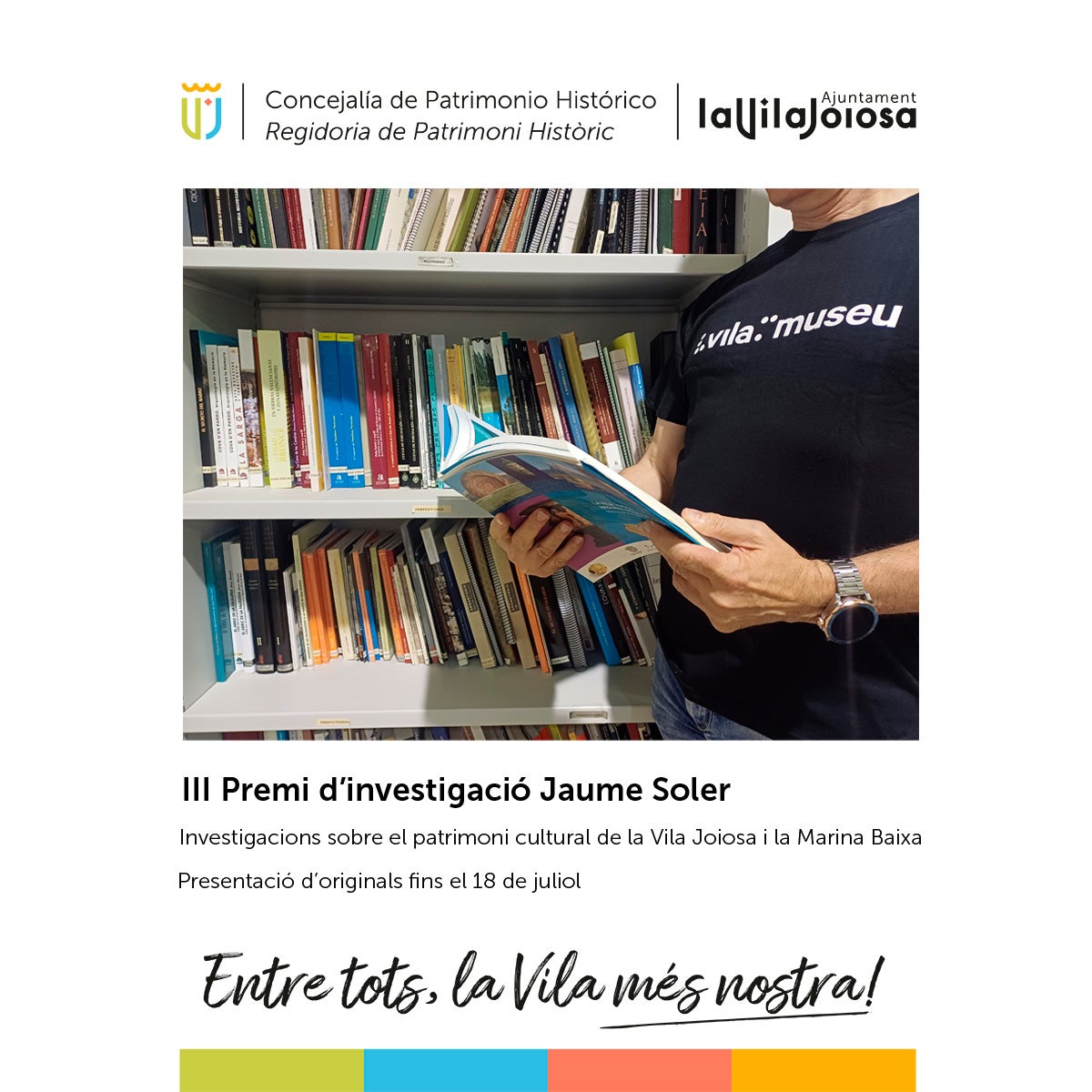 Se abre el plazo de presentación de la tercera edición del Premio de Investigación 'Jaume Soler' Se abre el plazo de presentación de la tercera edición del Premio de Investigación 'Jaume Soler'