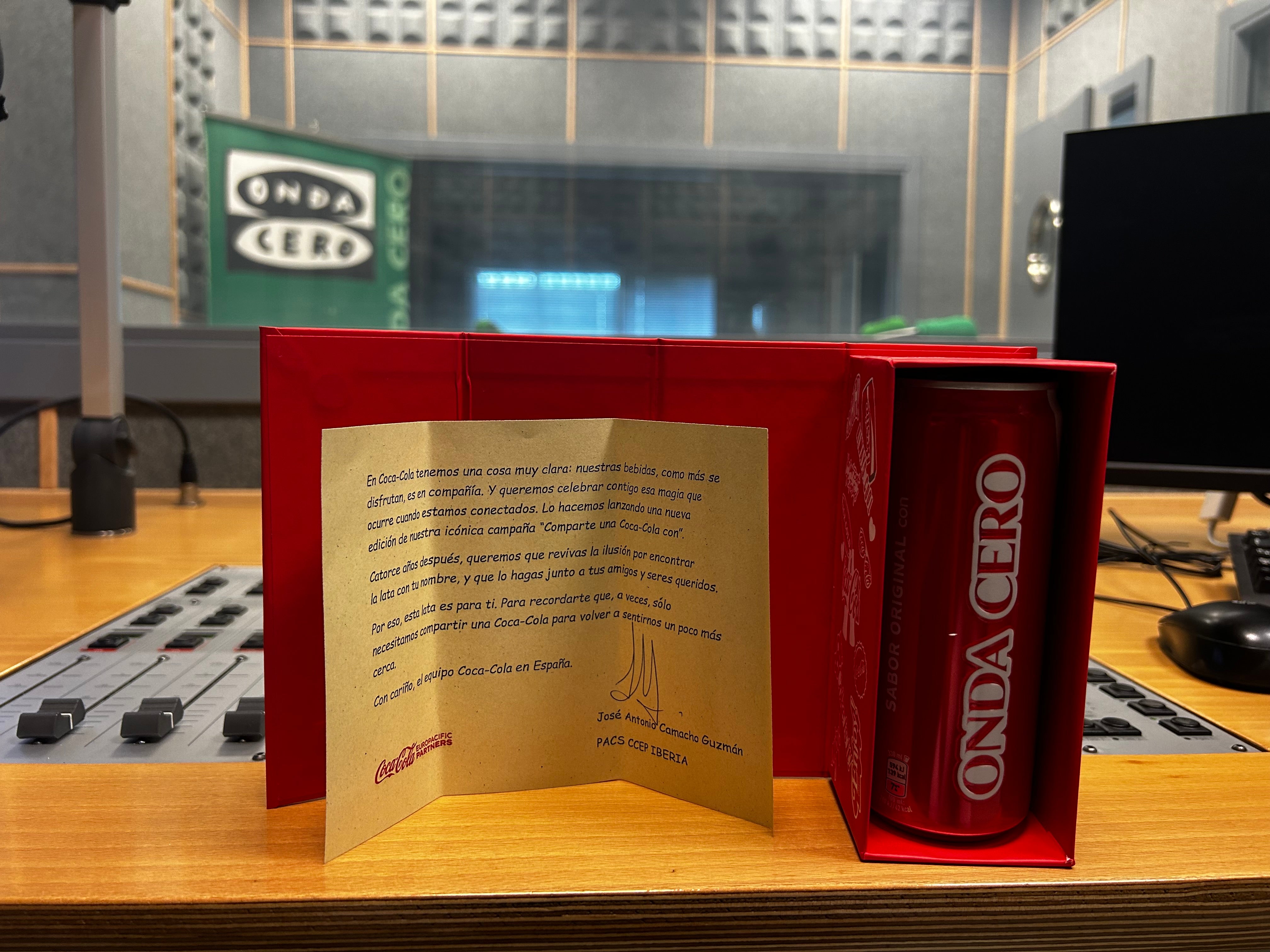 “Comparte una Coca-Cola con...": Onda Cero Cuenca “Comparte una Coca-Cola con...": Onda Cero Cuenca