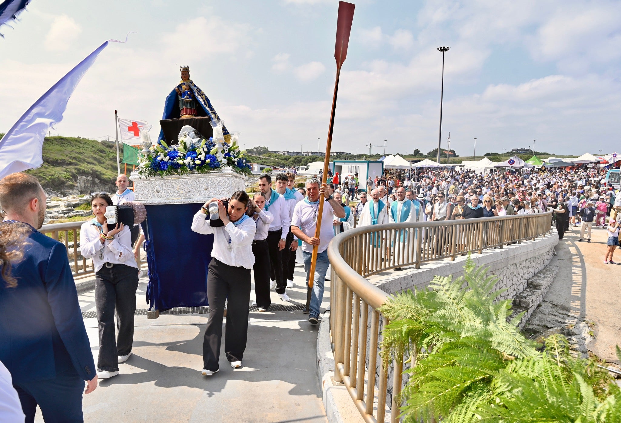 Santander refuerza el TUS este lunes por la Virgen del Mar Santander refuerza el TUS este lunes por la Virgen del Mar