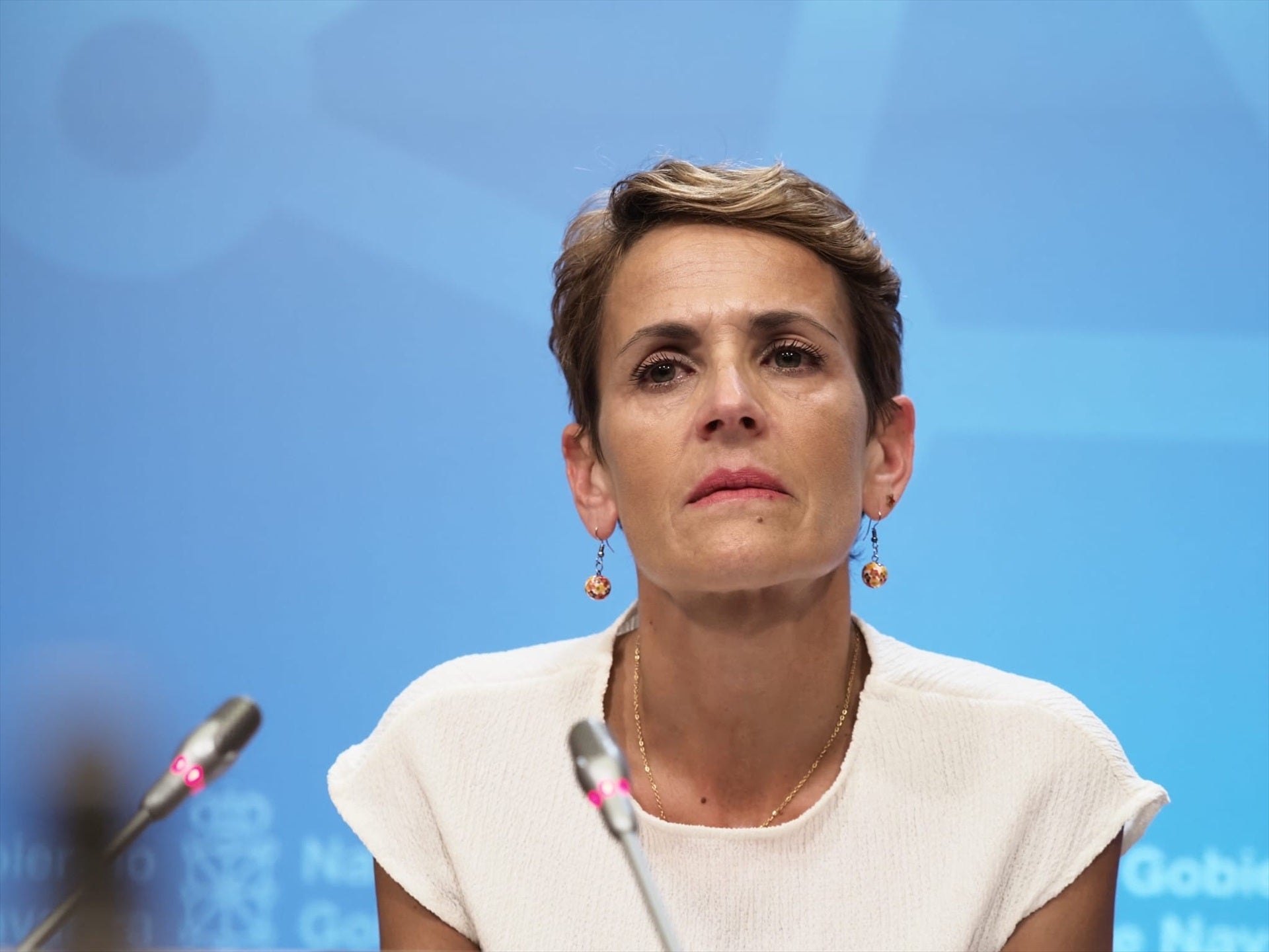 Chivite se rompe al hablar de Santos Cerdán: "No se corresponde con la persona con la que he compartido mi carrera" Chivite se rompe al hablar de Santos Cerdán: "No se corresponde con la persona con la que he compartido mi carrera"