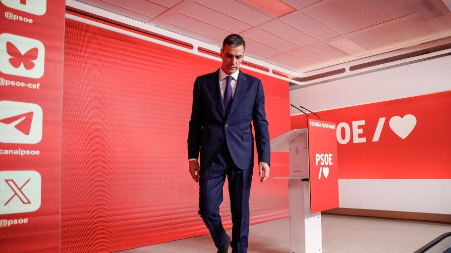 El presidente del Gobierno y l&iacute;der del PSOE, Pedro S&aacute;nchez