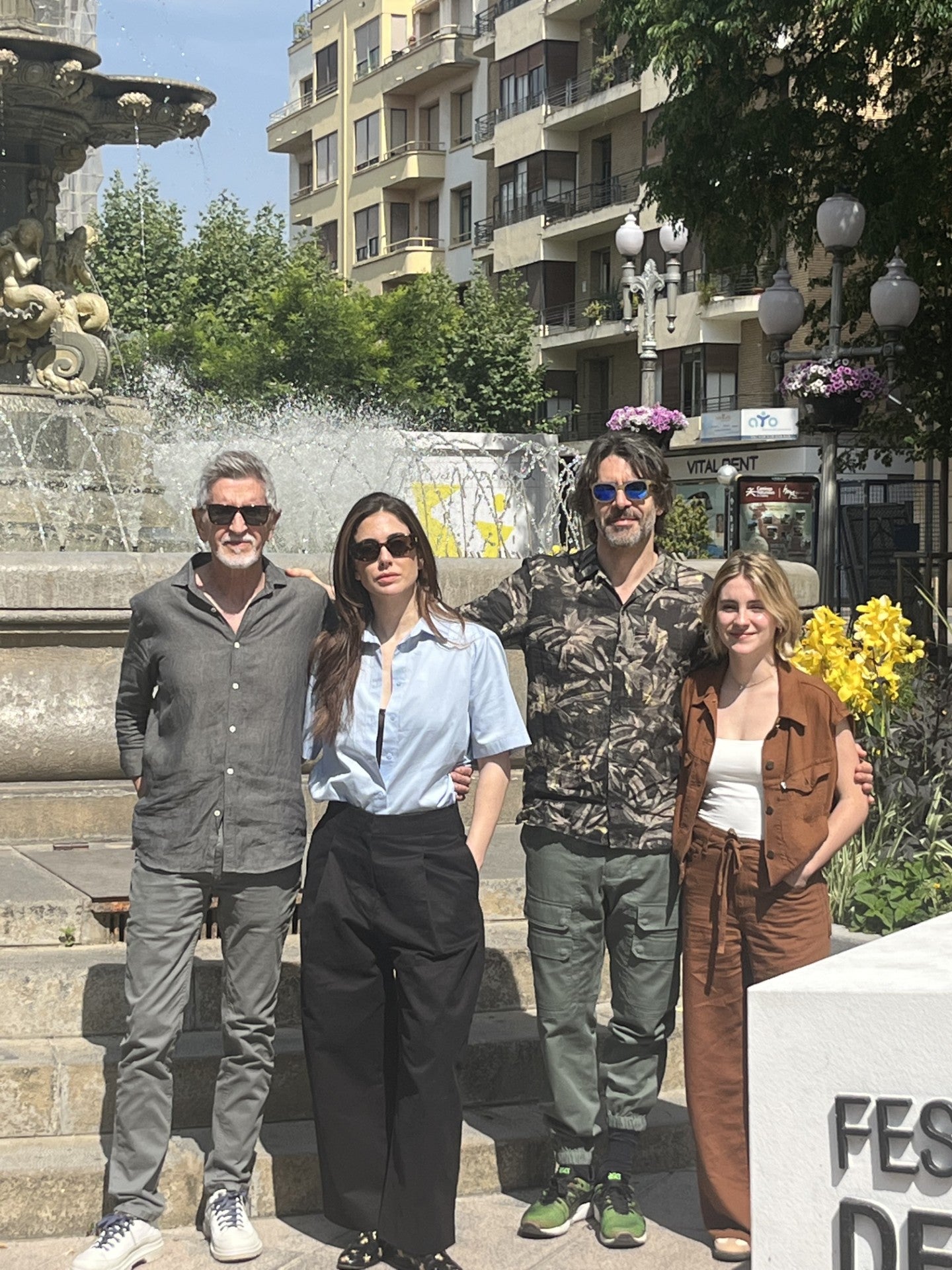 El reparto de "Parecido a un asesinato" cree que el paisaje de Huesca es un personaje más de la película El reparto de "Parecido a un asesinato" cree que el paisaje de Huesca es un personaje más de la película