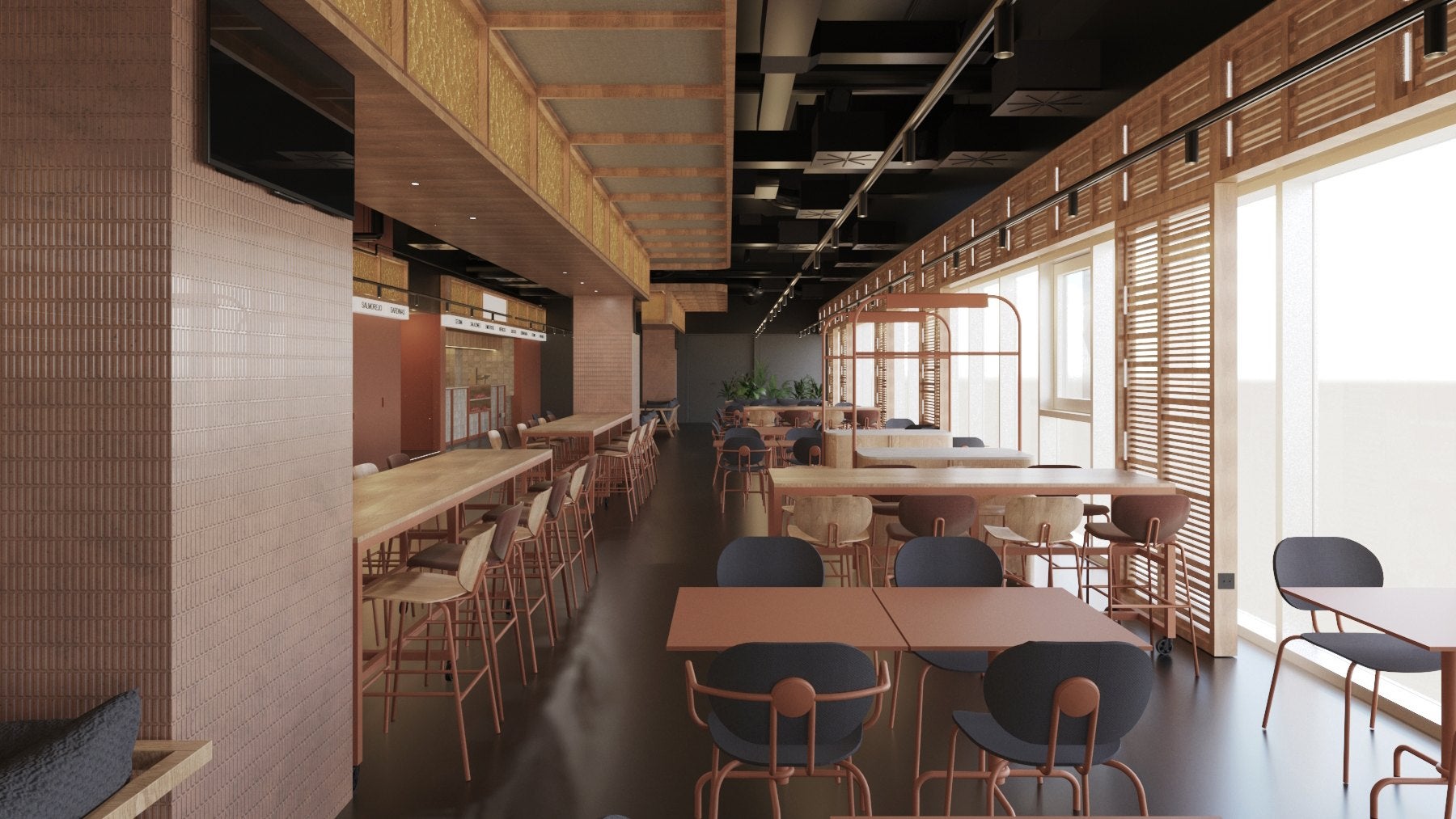 El Roig Arena contará con un restaurante de cocina valenciana, un ultramarinos y un gastromarket El Roig Arena contará con un restaurante de cocina valenciana, un ultramarinos y un gastromarket