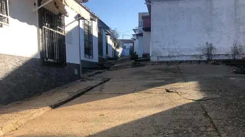 Estado de una de las calle de las 800 Estado de una de las calle de las 800