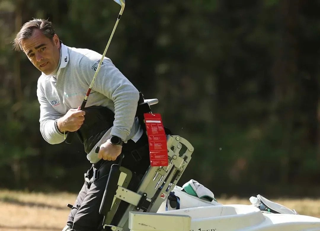 Fernando Vega, ganador del Open de Irlanda de Golf Adaptado: "El deporte me quita el dolor de la cabeza" Fernando Vega, ganador del Open de Irlanda de Golf Adaptado: "El deporte me quita el dolor de la cabeza"