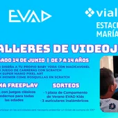 EVAD Formación y el Centro Comercial Vialia organizan una jornada de videojuegos, talleres creativos y premios para toda la familia EVAD Formación y el Centro Comercial Vialia organizan una jornada de videojuegos, talleres creativos y premios para toda la familia