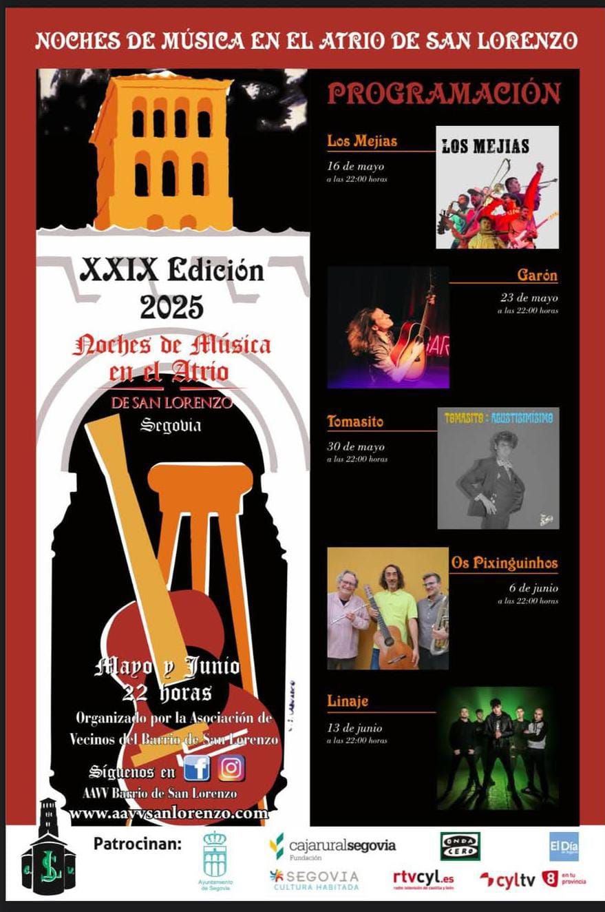 El Ciclo de Música en el Atrio de San Lorenzo echa hoy el cierre con el rock de Linaje El Ciclo de Música en el Atrio de San Lorenzo echa hoy el cierre con el rock de Linaje