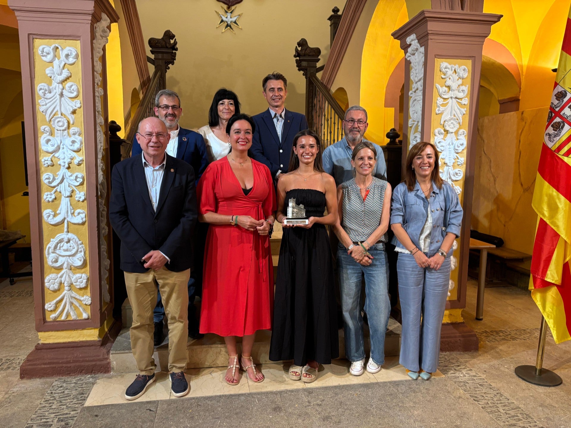 El Ayuntamiento de Huesca homenajea a Inés Bergua tras el triple oro de Tallin El Ayuntamiento de Huesca homenajea a Inés Bergua tras el triple oro de Tallin