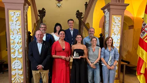 El Ayuntamiento de Huesca homenajea a Inés Bergua tras el triple oro de Tallí El Ayuntamiento de Huesca homenajea a Inés Bergua tras el triple oro de Tallí