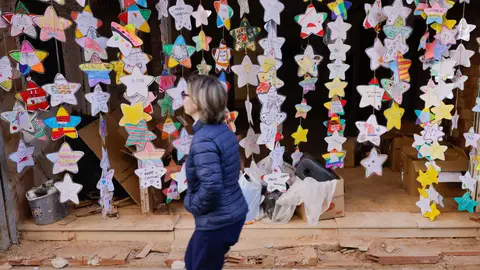 Archivo - Vista de la decoración navideña con estrellas hechas por niños de entre 2 y 5 años de toda España en Paiporta, (Valencia). Archivo - Vista de la decoración navideña con estrellas hechas por niños de entre 2 y 5 años de toda España en Paiporta, (Valencia).