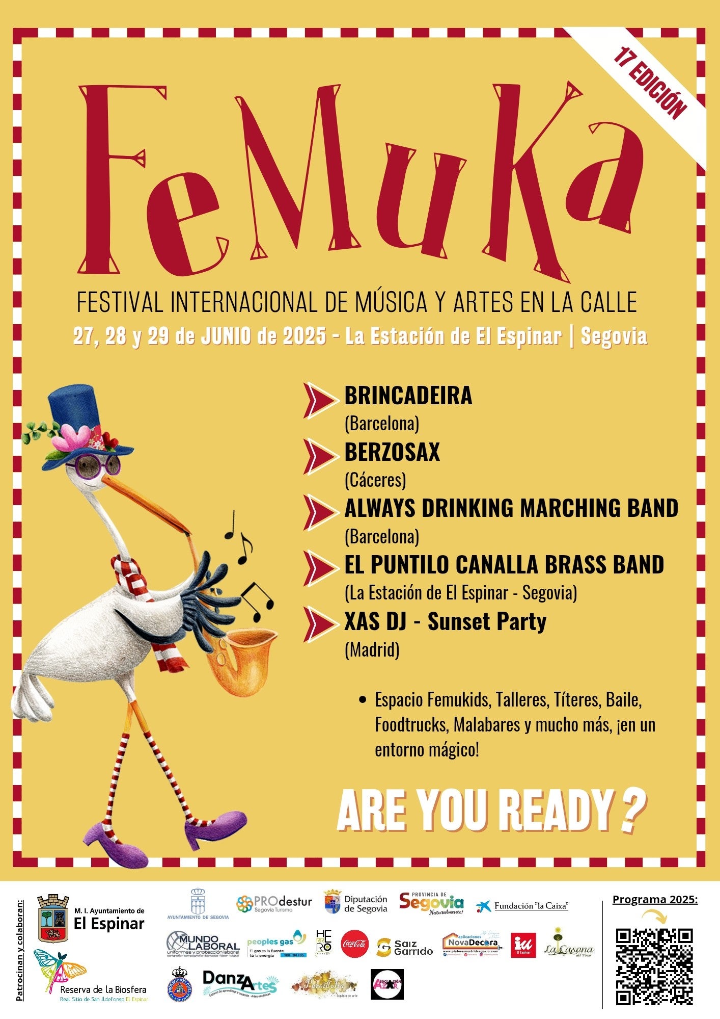 Femuka volverá a llenar las calles de Segovia y El Espinar de música y arte entre el 27 y el 29 de junio Femuka volverá a llenar las calles de Segovia y El Espinar de música y arte entre el 27 y el 29 de junio