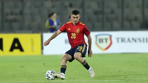 Alberto Moleiro con la sub 21 Alberto Moleiro con la sub 21