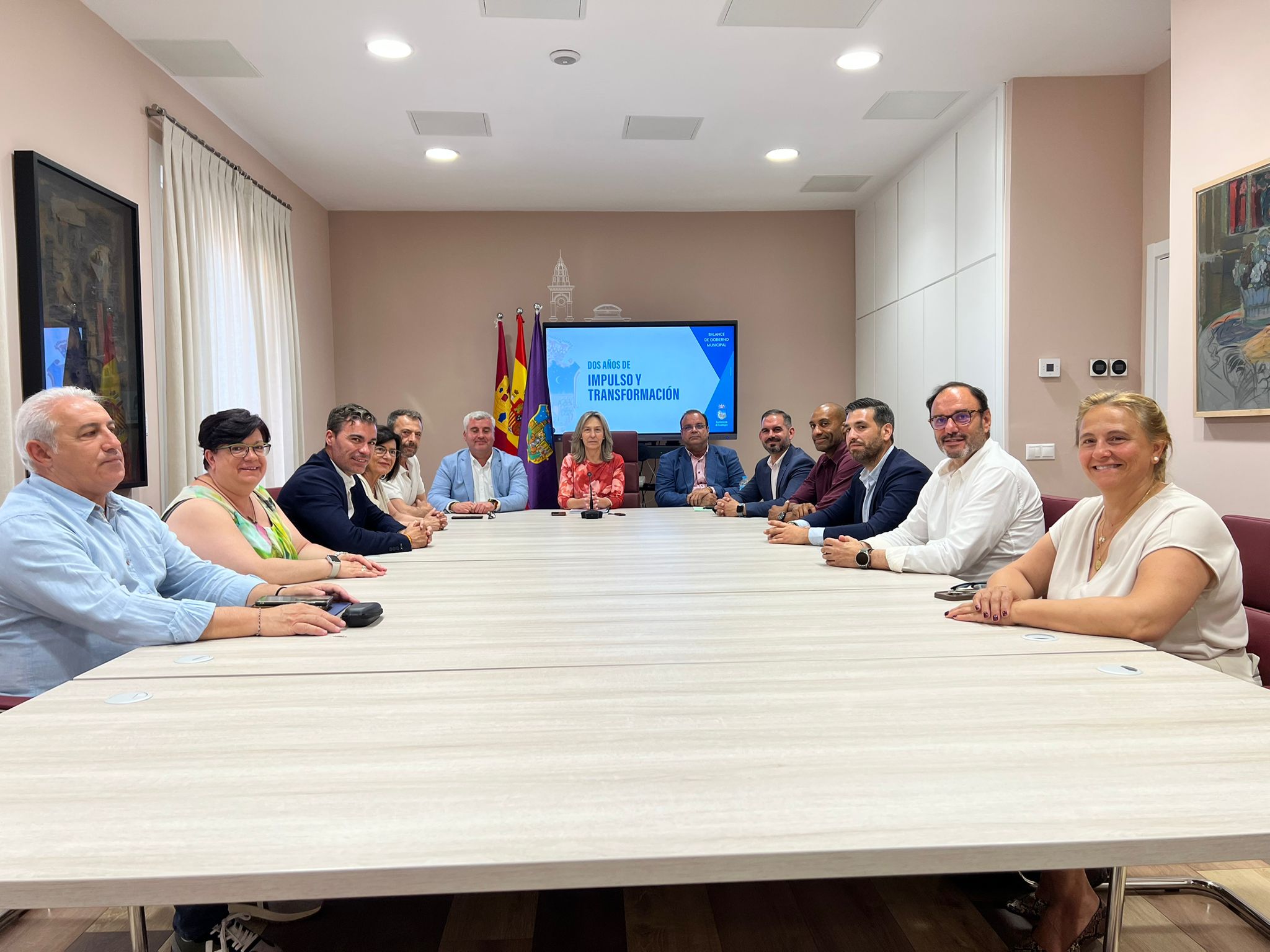 La alcaldesa de Guadalajara asegura haber cumplido el 89% de sus compromisos La alcaldesa de Guadalajara asegura haber cumplido el 89% de sus compromisos