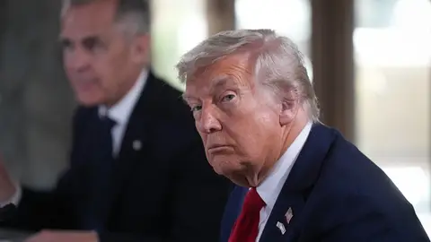 Donald Trump en una foto de archivo Donald Trump en una foto de archivo