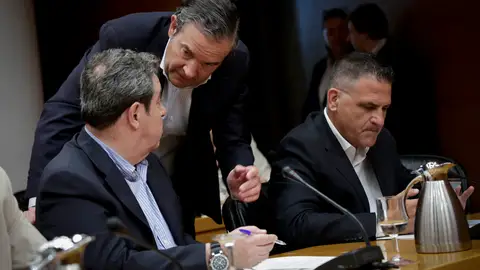José María Llanos (VOX) y Fernando Pastor (PP), en la Comisión de Investigación de la DANA de Les Corts Valencianes José María Llanos (VOX) y Fernando Pastor (PP), en la Comisión de Investigación de la DANA de Les Corts Valencianes