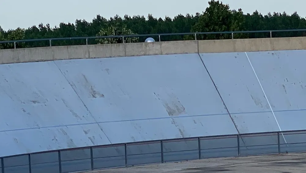 Uno de los fondos de la pista Uno de los fondos de la pista
