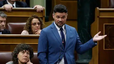 El portavoz de ERC en el Congreso, Gabriel Rufián. El portavoz de ERC en el Congreso, Gabriel Rufián.