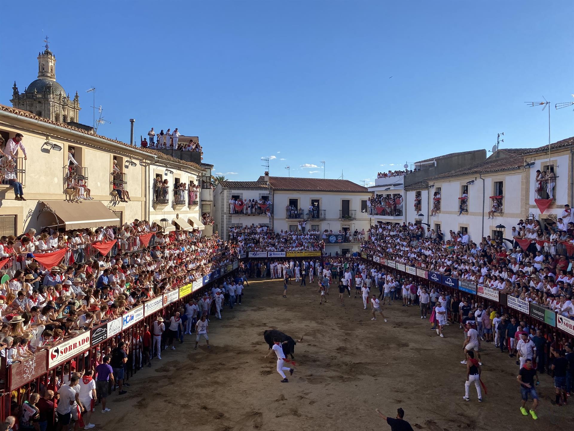 Un herido grave por asta de toro y dos leves en las Fiestas de San Juan de Coria Un herido grave por asta de toro y dos leves en las Fiestas de San Juan de Coria