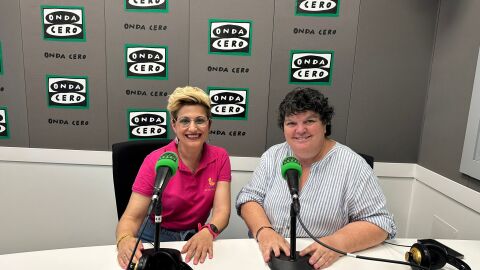 Isa Santander, gerente de Isa Arte Frutal, junto a Marta Llinares