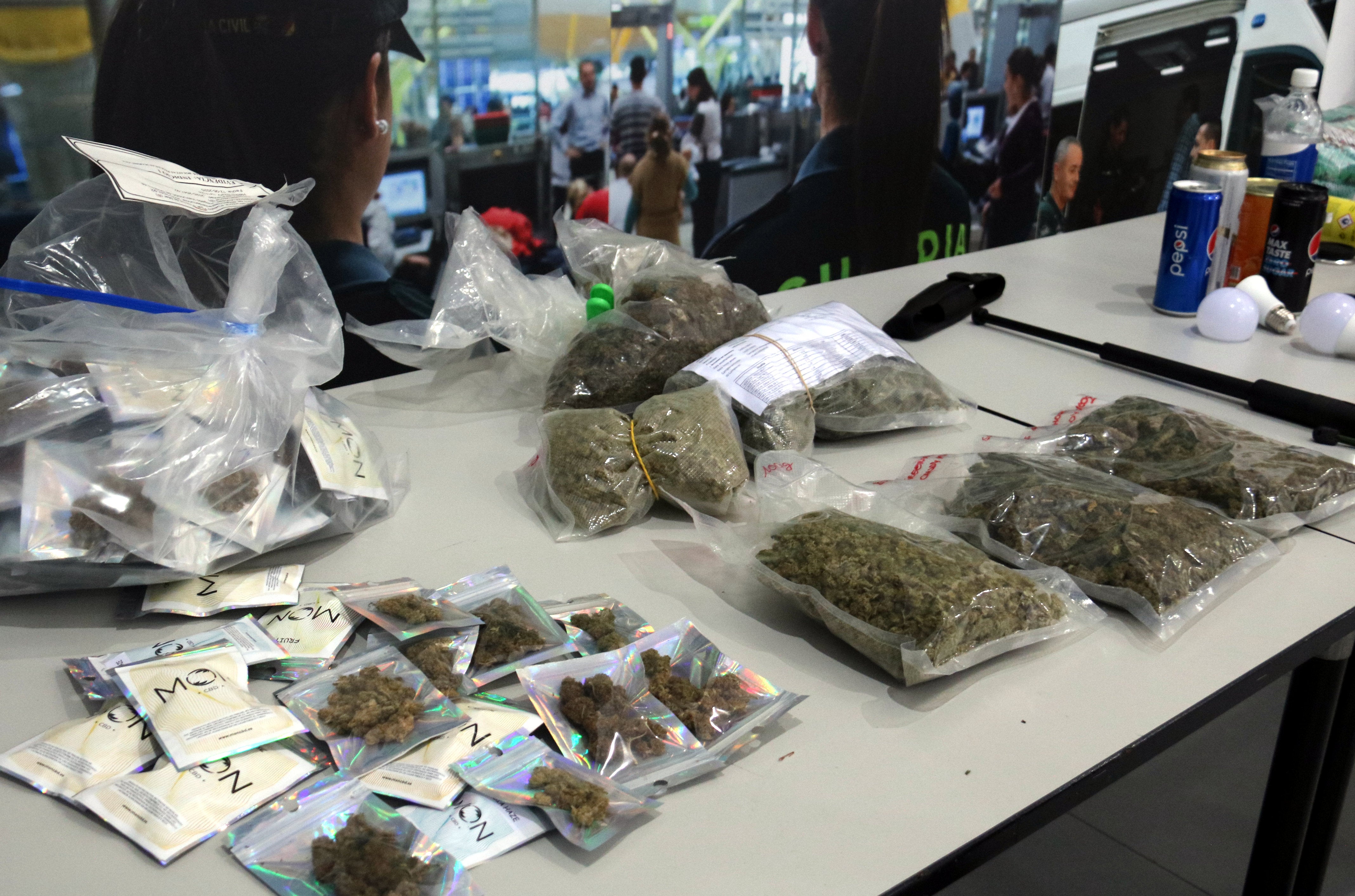 Intervenen 21 quilos de marihuana en una inspecció a 'grow shops' de Barcelona Intervenen 21 quilos de marihuana en una inspecció a 'grow shops' de Barcelona