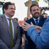 Miguel Ángel Valverde y Paco Núñez en la inauguración de FERCAM 2025