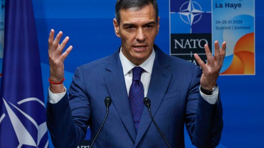 Pedro S&aacute;nchez en la cumbre de la OTAN 2025
