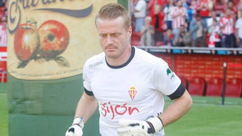 Alberto, en su etapa en el Sporting