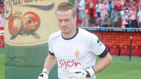 Alberto, en su etapa en el Sporting Alberto, en su etapa en el Sporting