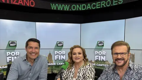 Pimpinela en Onda Cero junto a Jaime Cantizano Pimpinela en Onda Cero junto a Jaime Cantizano