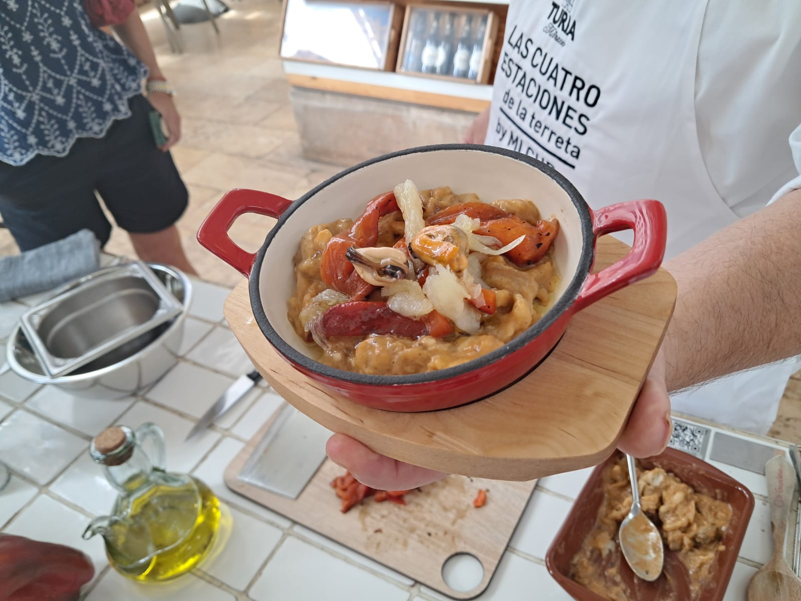 El Esgarraet "creativo" que revoluciona la tradición con clòtxina valenciana, morralla y berenjena El Esgarraet "creativo" que revoluciona la tradición con clòtxina valenciana, morralla y berenjena