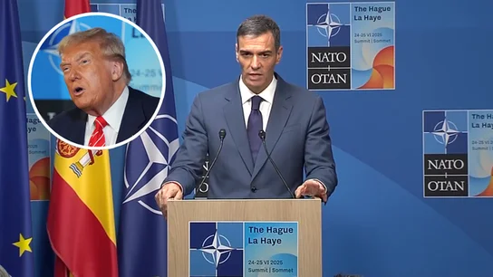 Pedro Sánchez a Donald Trump Pedro Sánchez a Donald Trump