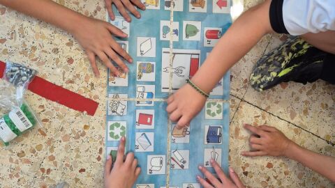 Los escolares de la Sierra del Segura aprenden sobre econom&iacute;a circular