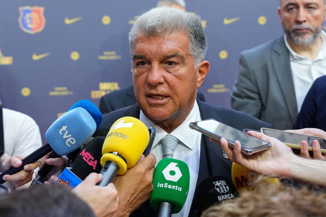 Laporta: "No entiendo la reacción del Athletic" Laporta: "No entiendo la reacción del Athletic"
