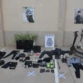 Material incautado por la Policía Nacional Material incautado por la Policía Nacional