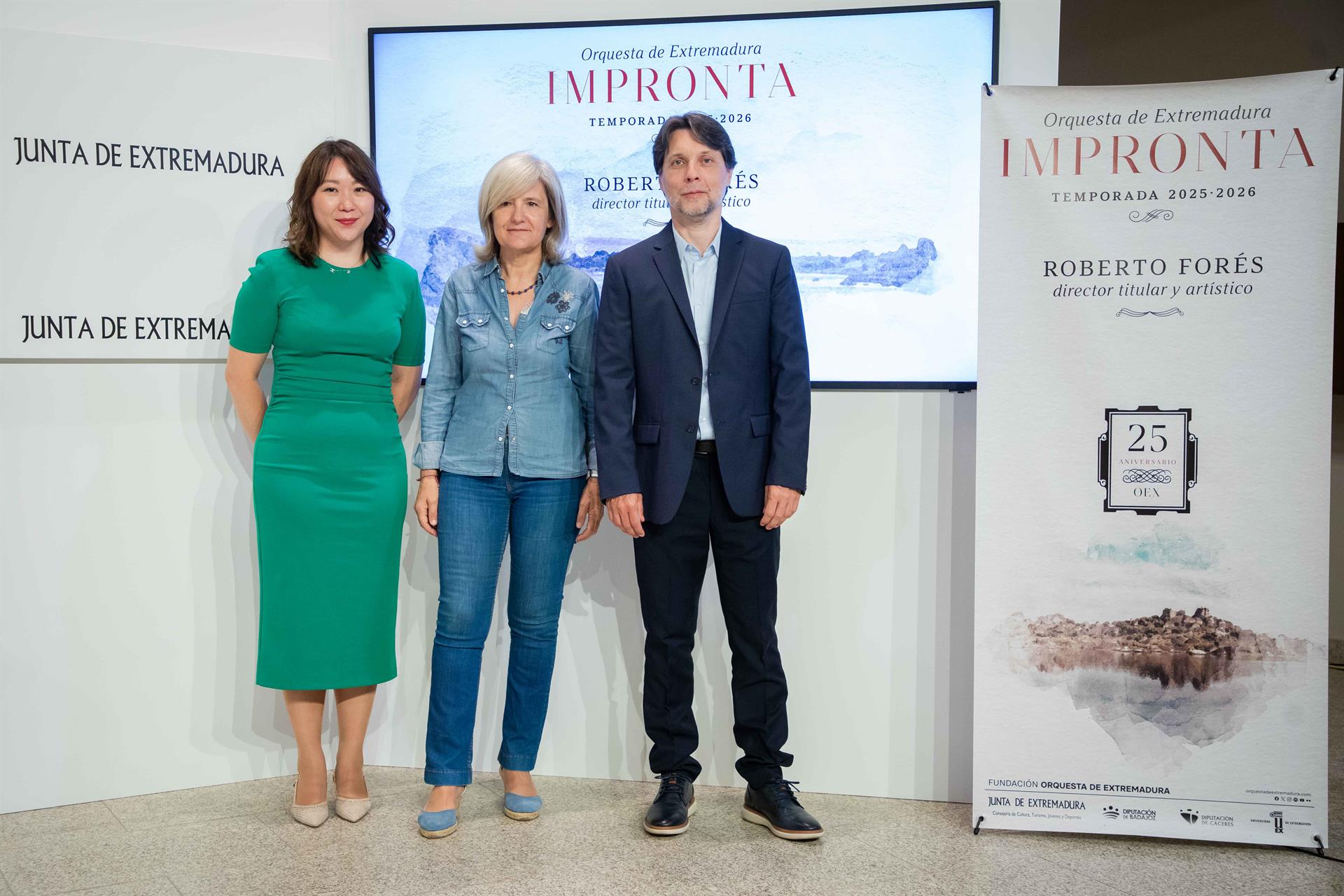 La Orquesta de Extremadura celebrará su 25 aniversario con la temporada 'Impronta' La Orquesta de Extremadura celebrará su 25 aniversario con la temporada 'Impronta'