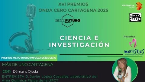 PREMIO OCR CARTAGENA - CIENCIA E INVESTIGACI&Oacute;N - JOS&Eacute; JAVIER L&Oacute;PEZ CASCALES