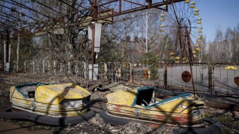 Parque de atracciones abandonado de Pr&iacute;piat (Ucrania)