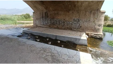 Altea ejecuta la rampa para peces del proyecto de Restauración Ecológica y Mejora de la Capacidad de Laminación del Río Algar Altea ejecuta la rampa para peces del proyecto de Restauración Ecológica y Mejora de la Capacidad de Laminación del Río Algar