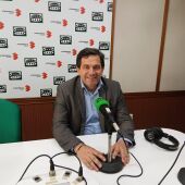 Miguel Ángel Valverde, en los estudios de Onda Cero Ciudad Real