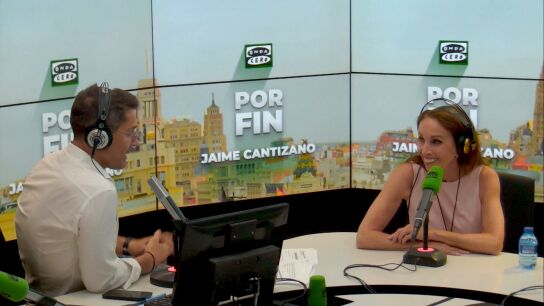 Ana Bel&eacute;n en los estudios de Onda Cero 