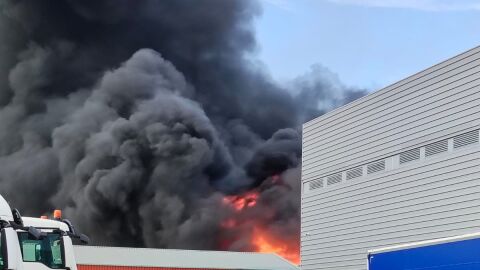 Incendio en El Prado