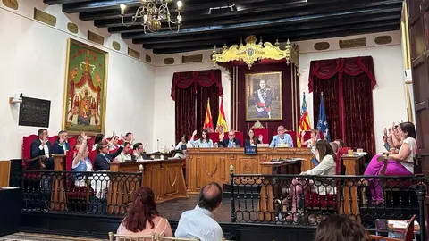 Pleno municipal del Ayuntamiento de Elche en su sesión ordinario de junio de 2025. Pleno municipal del Ayuntamiento de Elche en su sesión ordinario de junio de 2025.