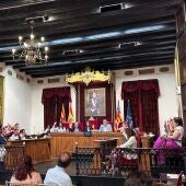 Pleno municipal del Ayuntamiento de Elche en su sesión ordinario de junio de 2025.
