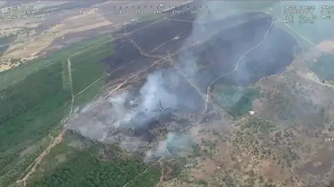 Cinco incendios forestales durante este domingo en Extremadura, 34 durante la pasada semana Cinco incendios forestales durante este domingo en Extremadura, 34 durante la pasada semana