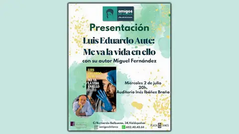 Presentación del libro "Me va la vida en ello", de Miguel Fernández Presentación del libro "Me va la vida en ello", de Miguel Fernández