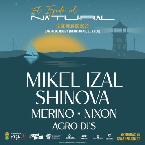 Mikel Izal y Shinova, cabezas de cartel en El Ejido al Natural 2025 Mikel Izal y Shinova, cabezas de cartel en El Ejido al Natural 2025