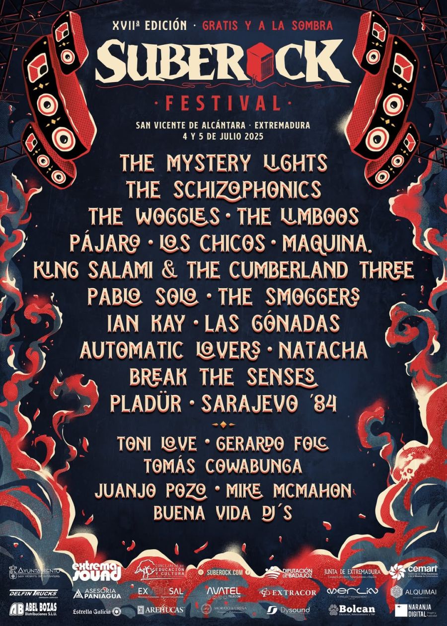 The Mystery Lights, The Schizophonics, Pájaro o Los Chicos se dan cita este fin de semana en el festival Suberock de San Vicente The Mystery Lights, The Schizophonics, Pájaro o Los Chicos se dan cita este fin de semana en el festival Suberock de San Vicente